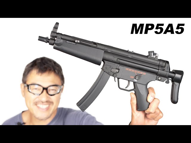 H&K MP5A5 東京マルイ 電動ガン ボーイズ エアガンレビュー - YouTube