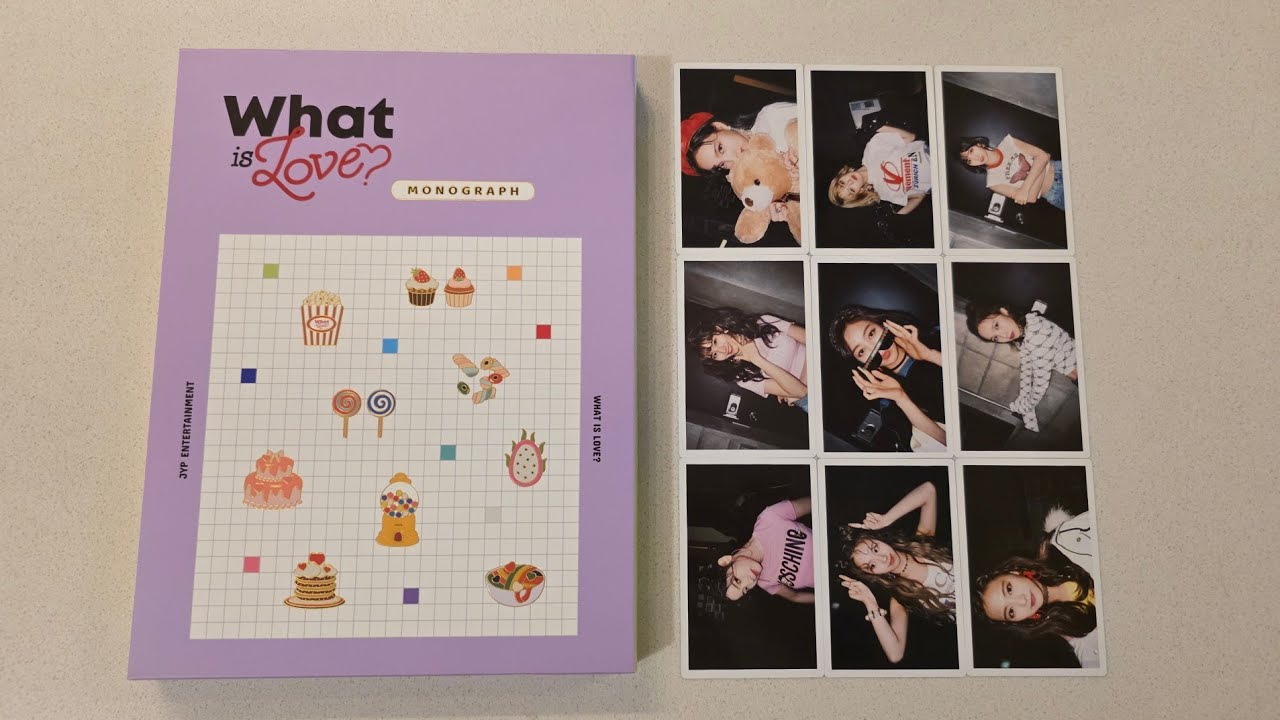 트와이스 (TWICE) What Is Love? Monograph Unboxing - YouTube