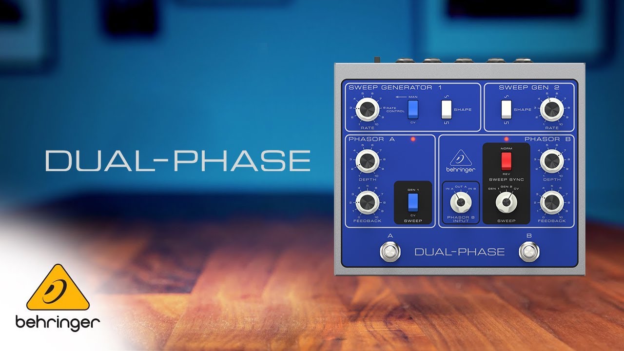 Get Those Classic Swirls with the Behringer DUAL-PHASE - YouTube