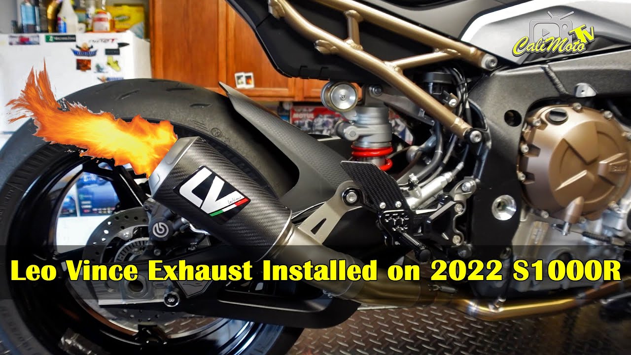 New Leo Vince Exhaust Installed on 2022 BMW S1000R - YouTube