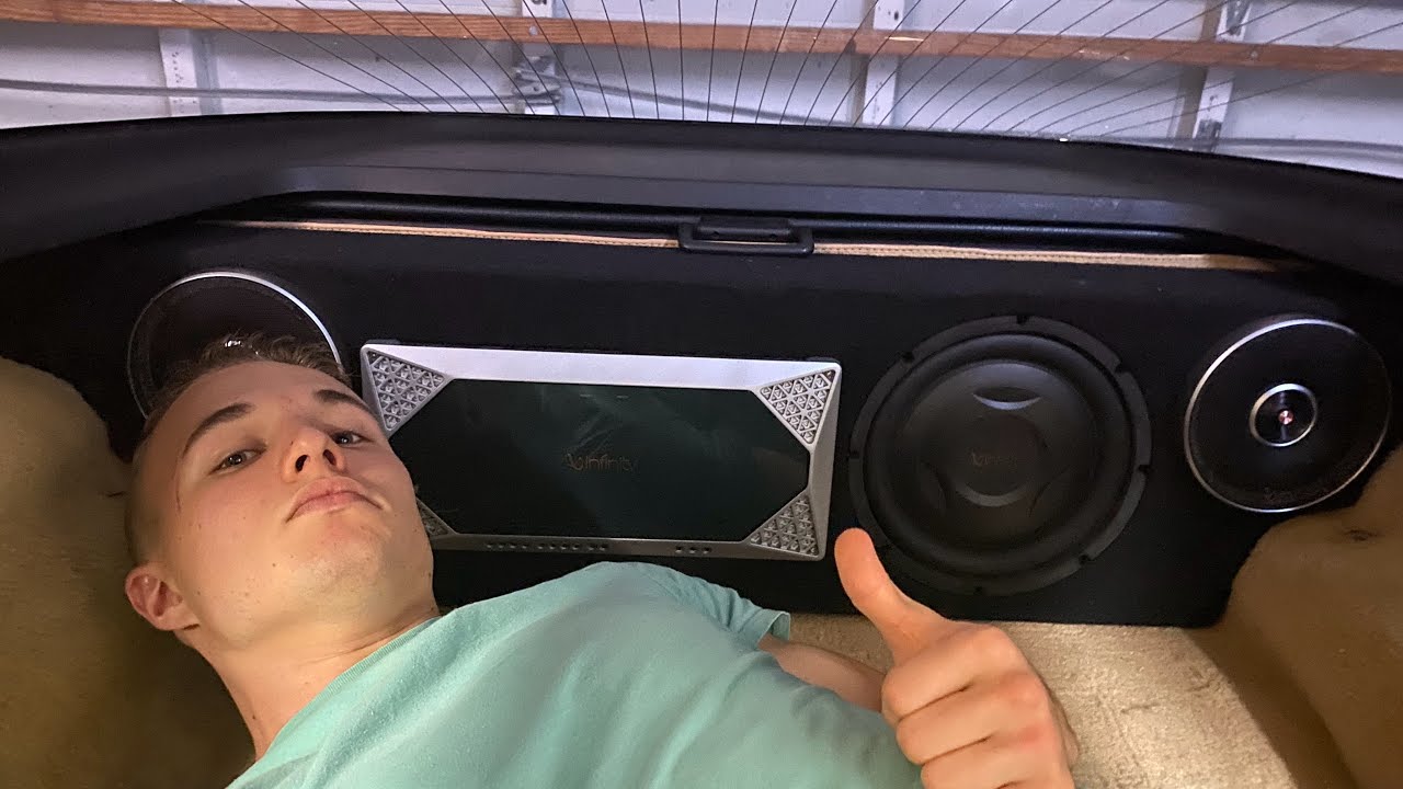 Custom building a sound system for dad's corvette (1981) - YouTube