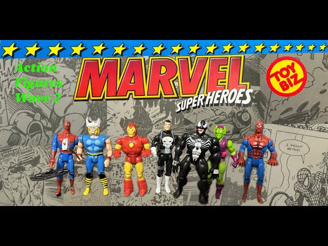 Toy Biz Marvel Super Heroes Action Figures Wave 2 Review - YouTube