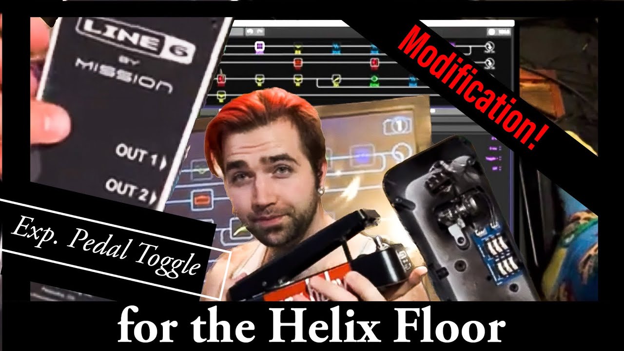 Mission Engineering SP1-L6H Exp Pedal Toe Switch MOD for Helix