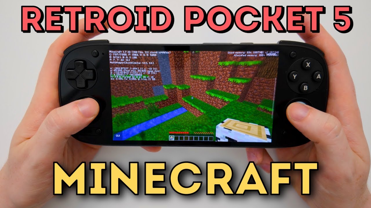 Retroid Pocket 5 Minecraft Java + Bedrock - YouTube