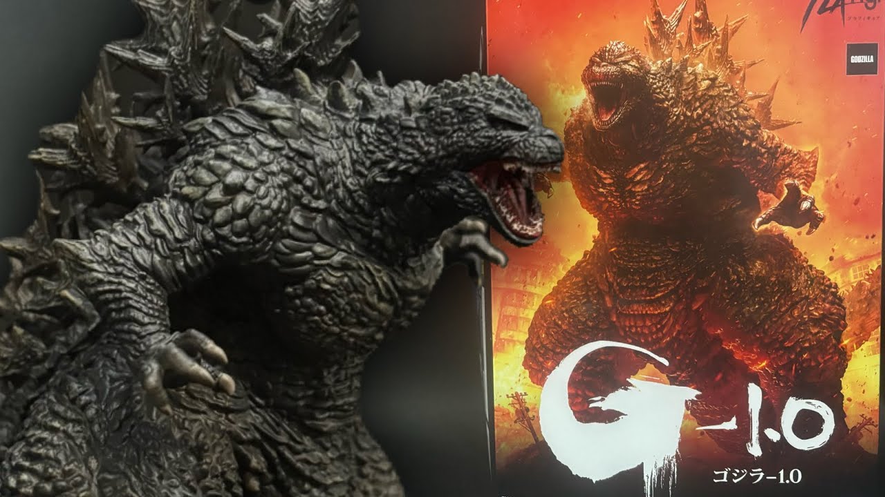 ゴジラの色はアレだった！アオシマのゴジラ-1.0プラモデルを全塗装