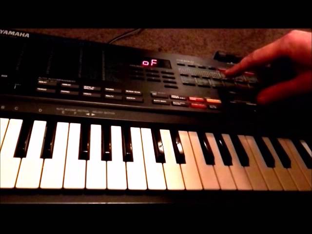 Yamaha VSS-200 sampler and FM synth demo - YouTube