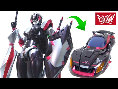 Made Robo transforms into a racing car! ] 