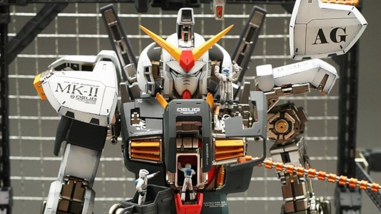 PG 1/60 RX-178 GUNDAM MK-II - Custom Build(ガンダム MK-II) - YouTube