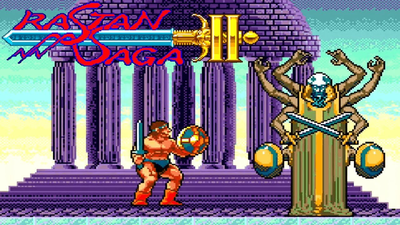 PCE】 Rastan Saga II PO～ED PCエンジン ラスタンサーガ2 - YouTube