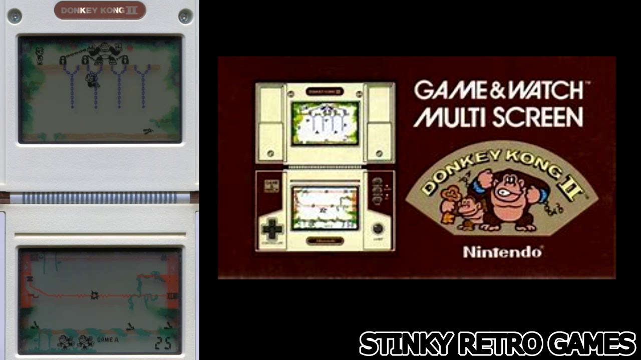 ゲームウォッチ「ドンキーコングⅡ」に挑戦 - YouTube