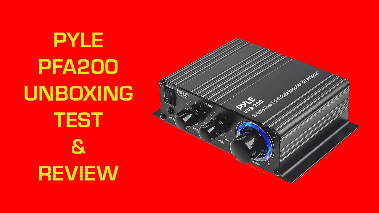 Pyle PFA200 Mini Amplifier Unboxing / Test / Review - #IJDM146