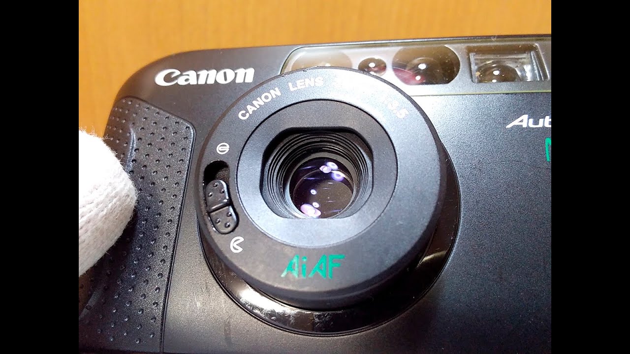 CANON Autoboy MINI 35mm Film Camera - YouTube