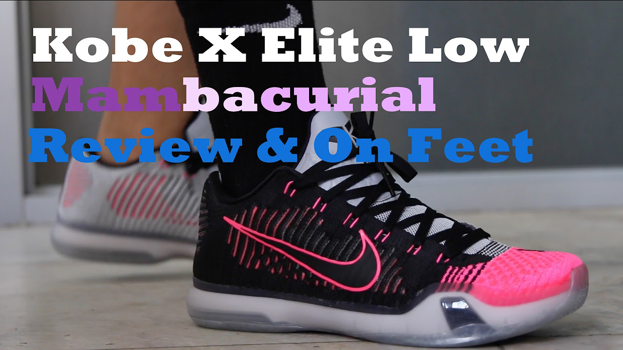 Nike Kobe X Elite Low 'Mambacurial' Review & On Feet - YouTube
