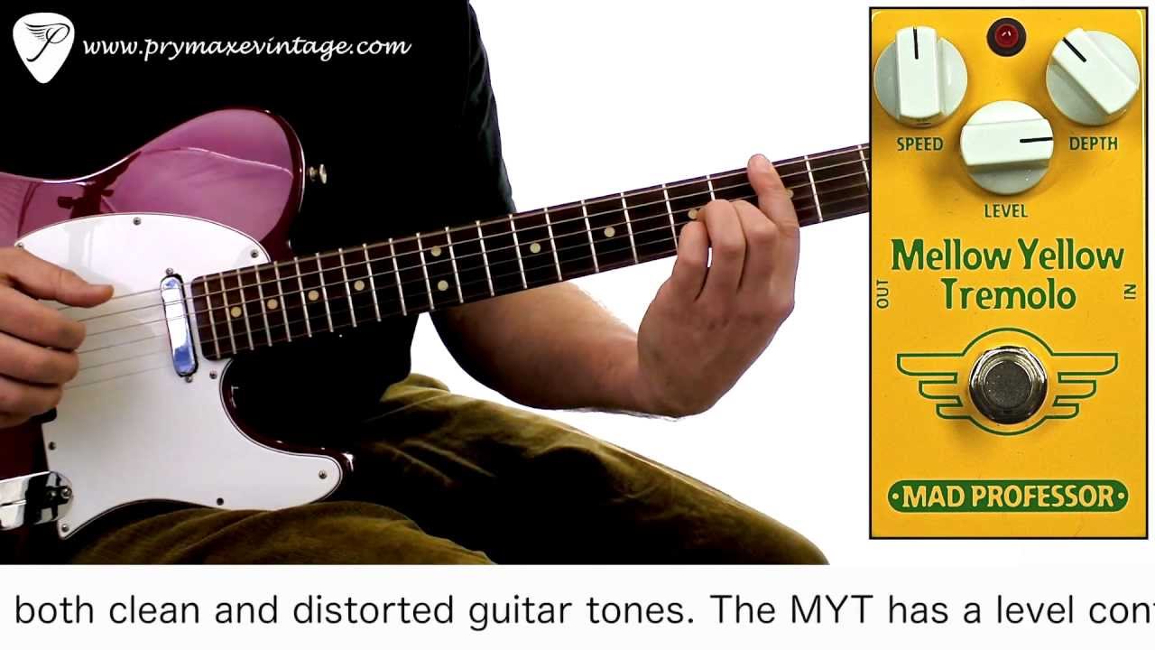 MAD PROFESSOR Mellow Yellow Tremolo - サインウェーブ（正弦波