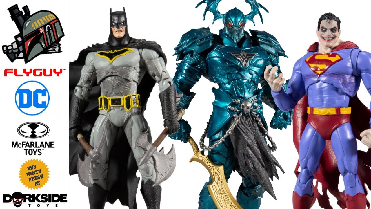 DC Multiverse McFarlane Batman Dark Knight Metal Batman, Superman
