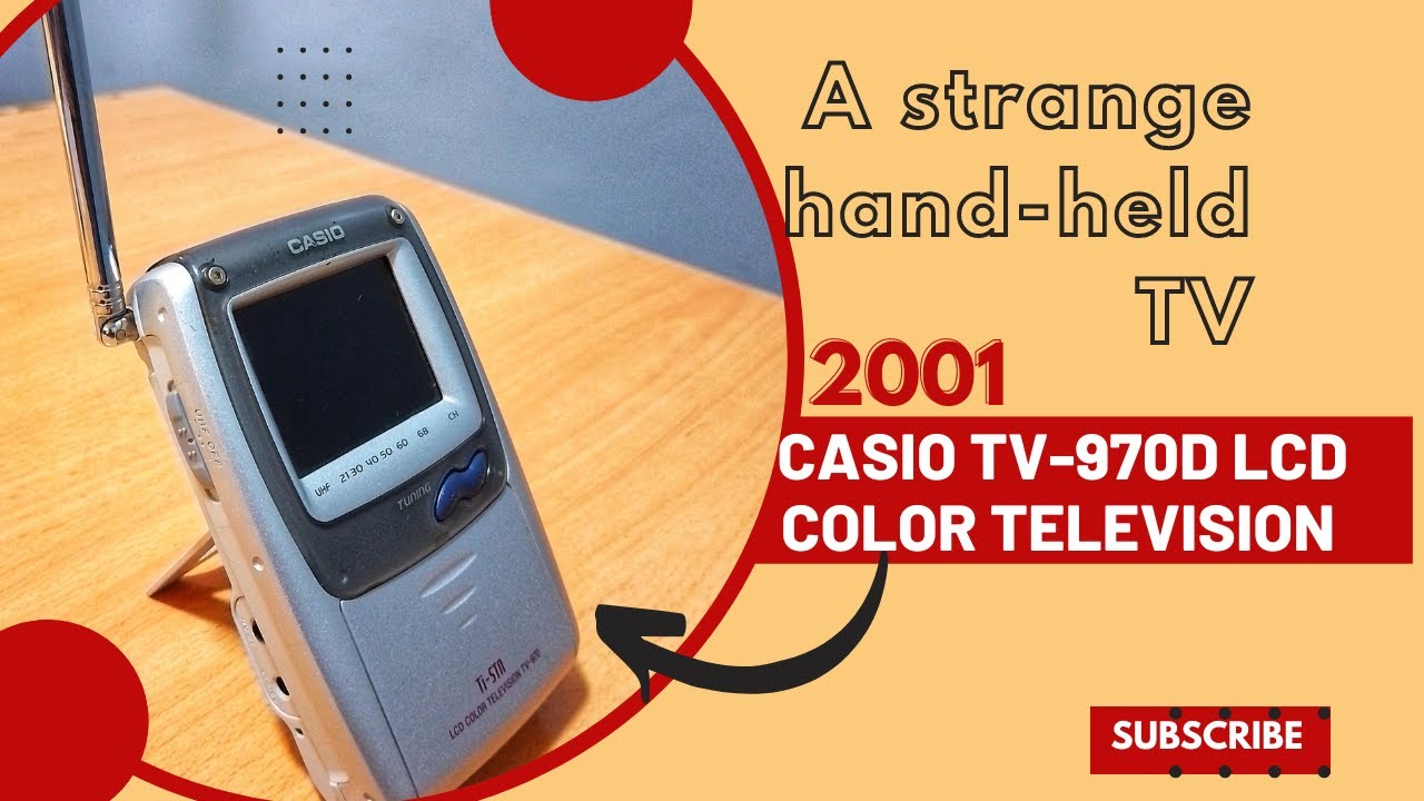 A strange handheld TV - CASIO TV 970D LCD Color Television - YouTube