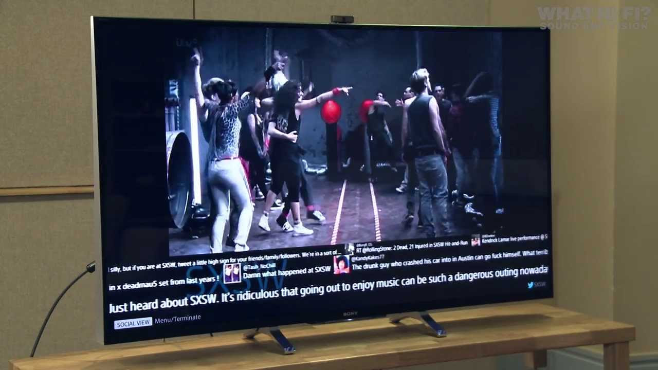 Sony Bravia KDL-55W955B TV unboxing - flagship Sony 2014 TV - YouTube