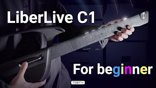 LiberLive Fusion Guitar C1 ケース付き ピンク LiberLive C1