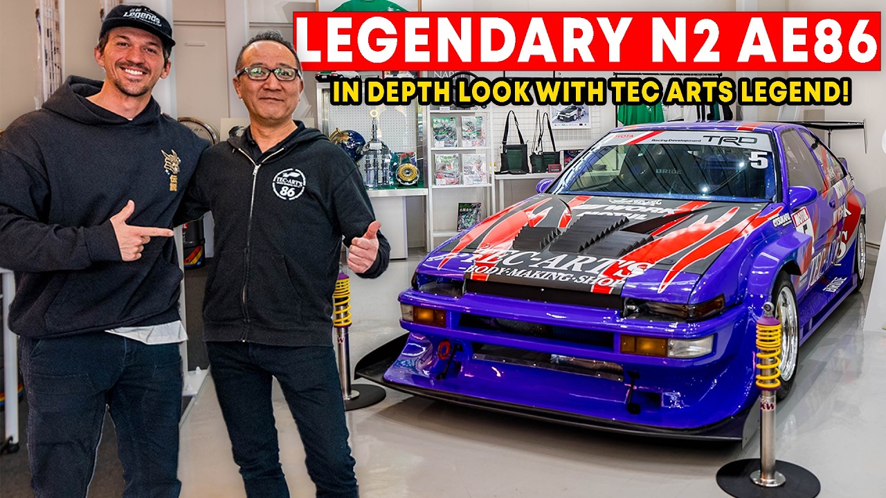 I Stumbled Across Japan's INSANE AE86 Cafe and LEGENDARY Builder