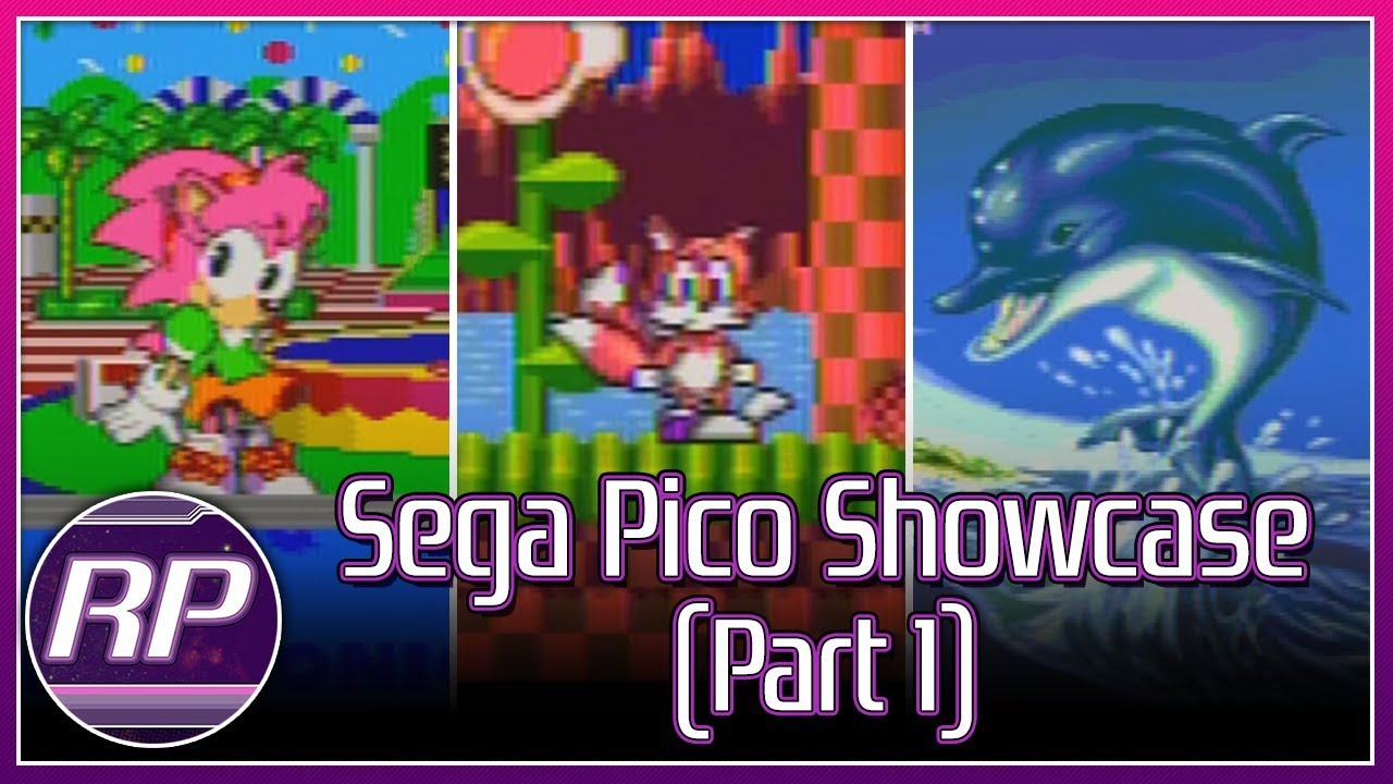 Sega Pico Games: Tails' Music Maker, Sonic's Game World, Ecco Jr
