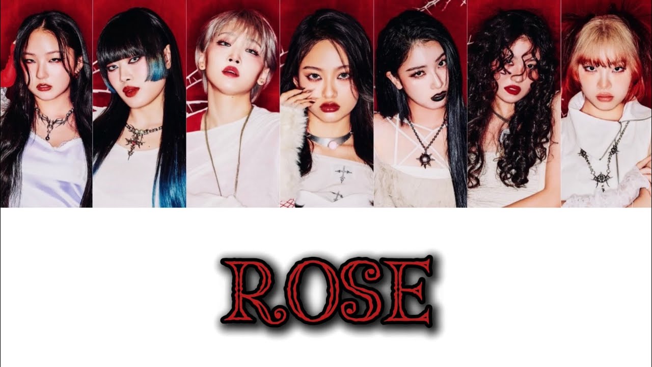 HANA 「ROSE」 パート分け歌詞付 ［kanji Romaji］ - YouTube