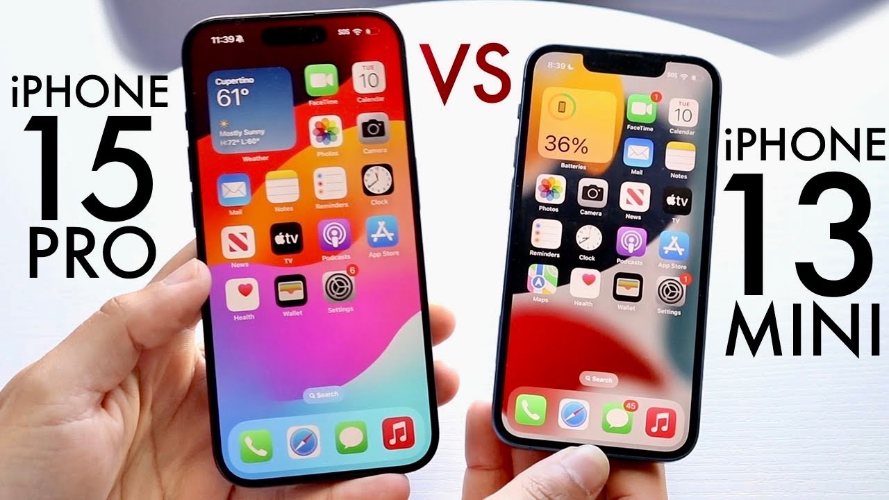 iPhone 15 Pro Vs iPhone 13 Mini! (Comparison) (Review) - YouTube