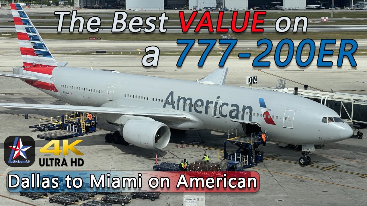 The Best Value on American's 777-200ER! Main Cabin Extra on