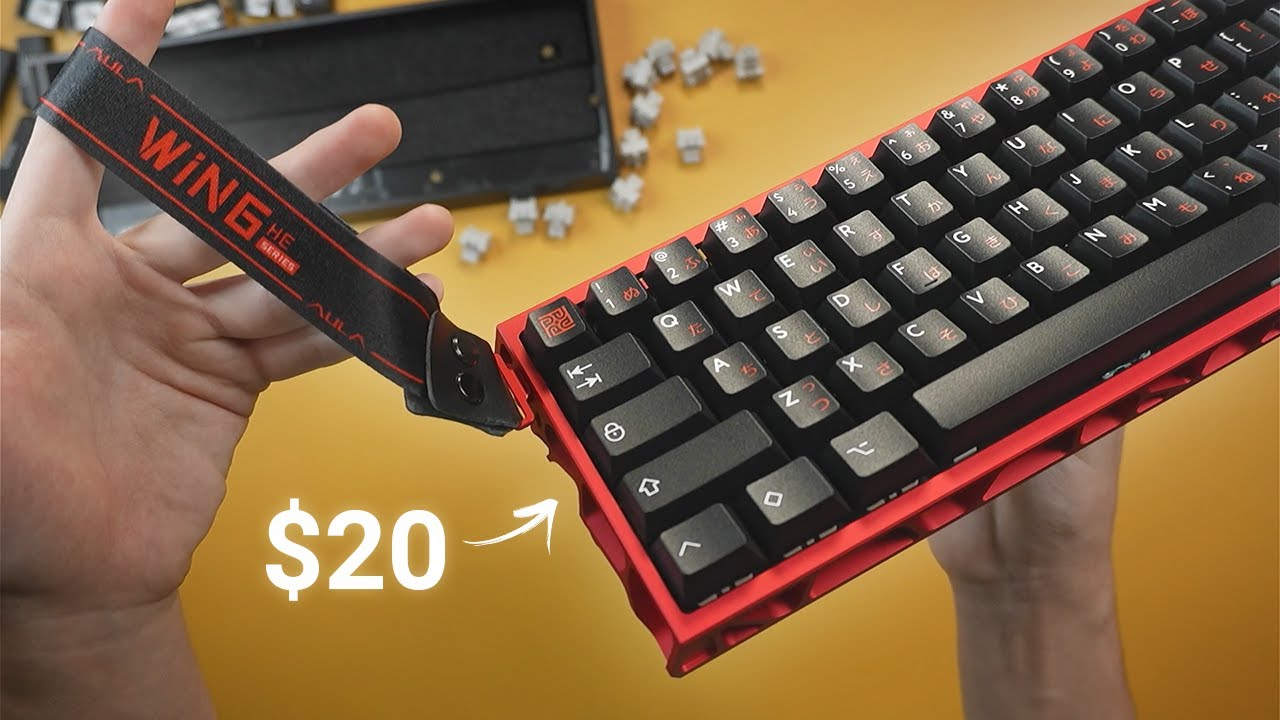 Modding the cheapest magnetic keyboard (AULA WIN60HE) - YouTube