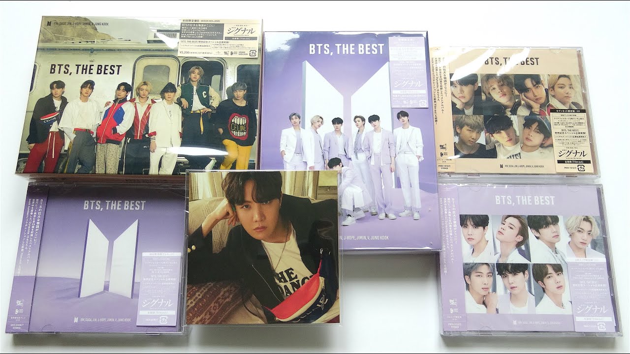 ASMR] Unboxing BTS Japanese Album THE BEST [Type B, C, 7-net