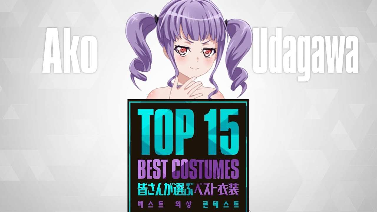BanG Dream!] TOP15 Best Costumes 'Ako Udagawa' - YouTube