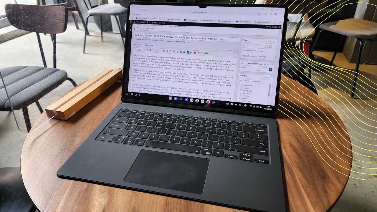 Galaxy Tab S8 Ultra Book Cover Keyboard Review -- Almost A Must