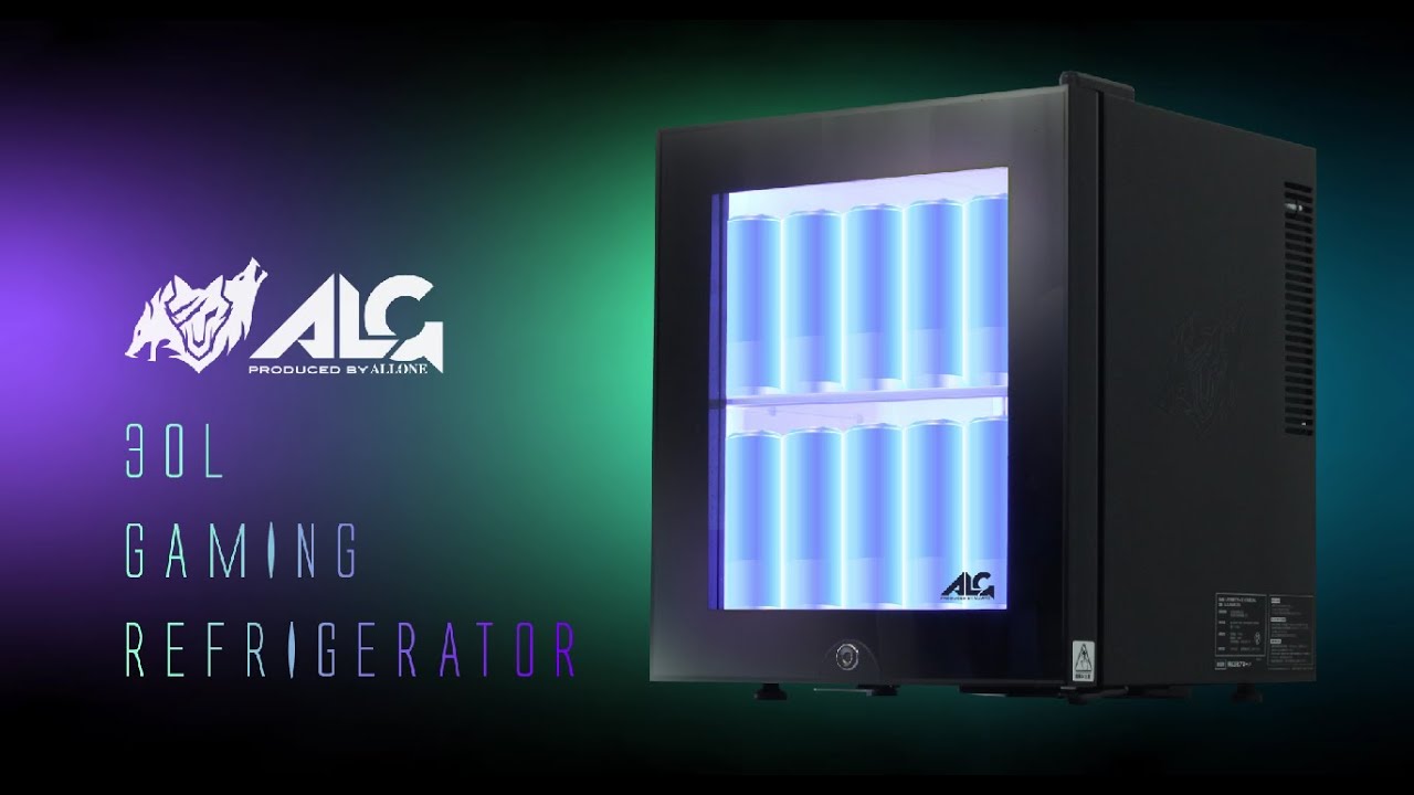 LED 内蔵ミニゲーミング冷蔵庫30L ALLONE ALG-GMMFL30L｜の通販は
