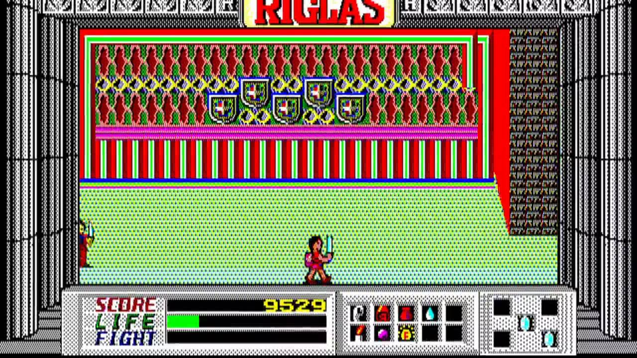 ジハード for PC-8801（Jehard / 80's Japanese old pc game） - YouTube