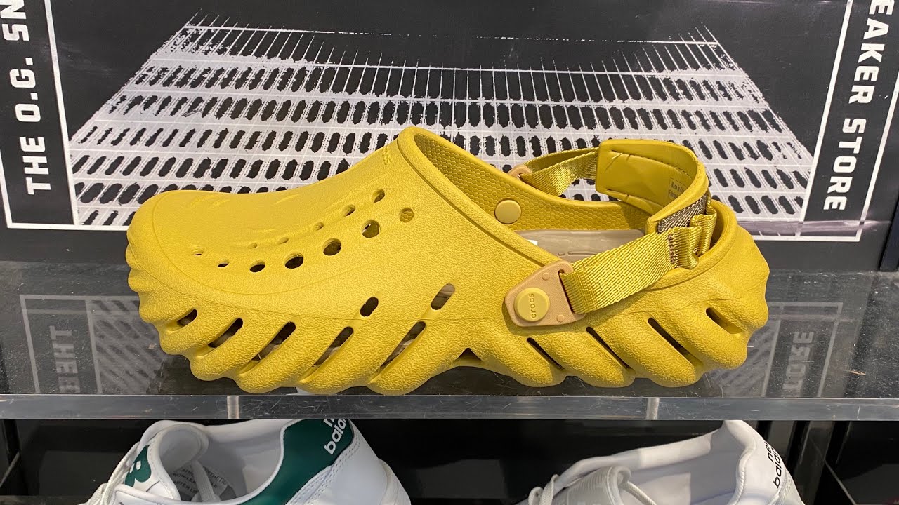 Crocs Echo Clog “Desert Grass” - Style Code: 207937-76A - YouTube