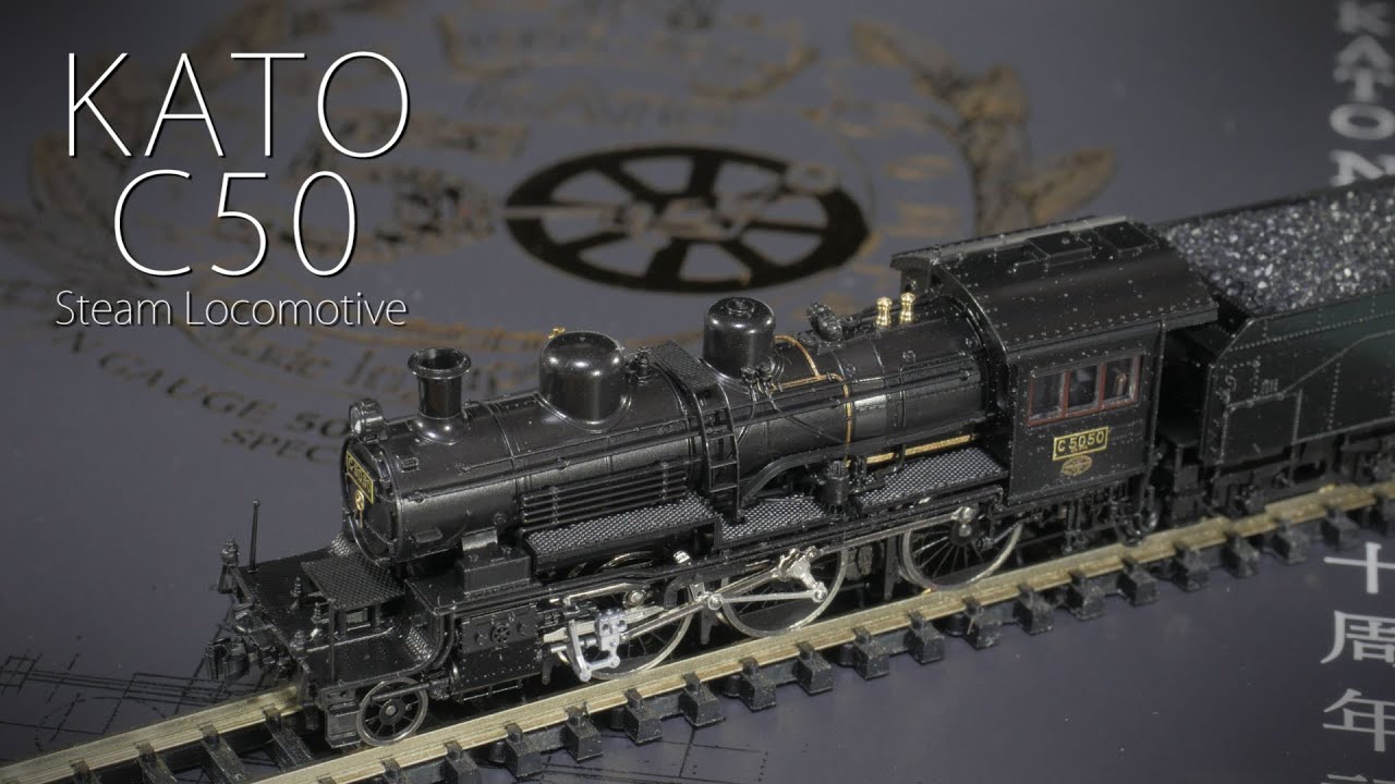 Unboxing] KATO New C50 Steam Locomotive N-gauge 50th Anniversary