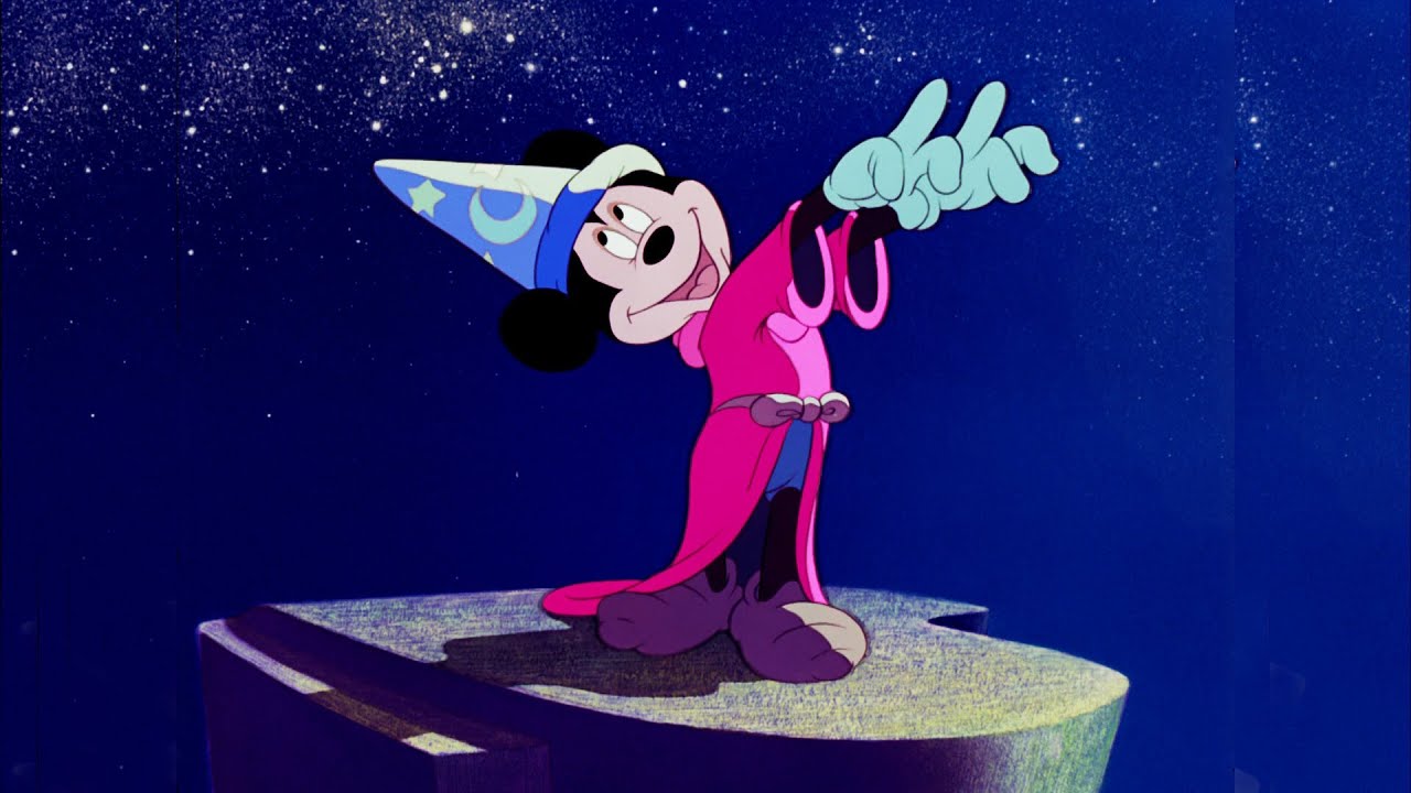 ファンタジア ミッキーの魔法使いの弟子 - YouTube