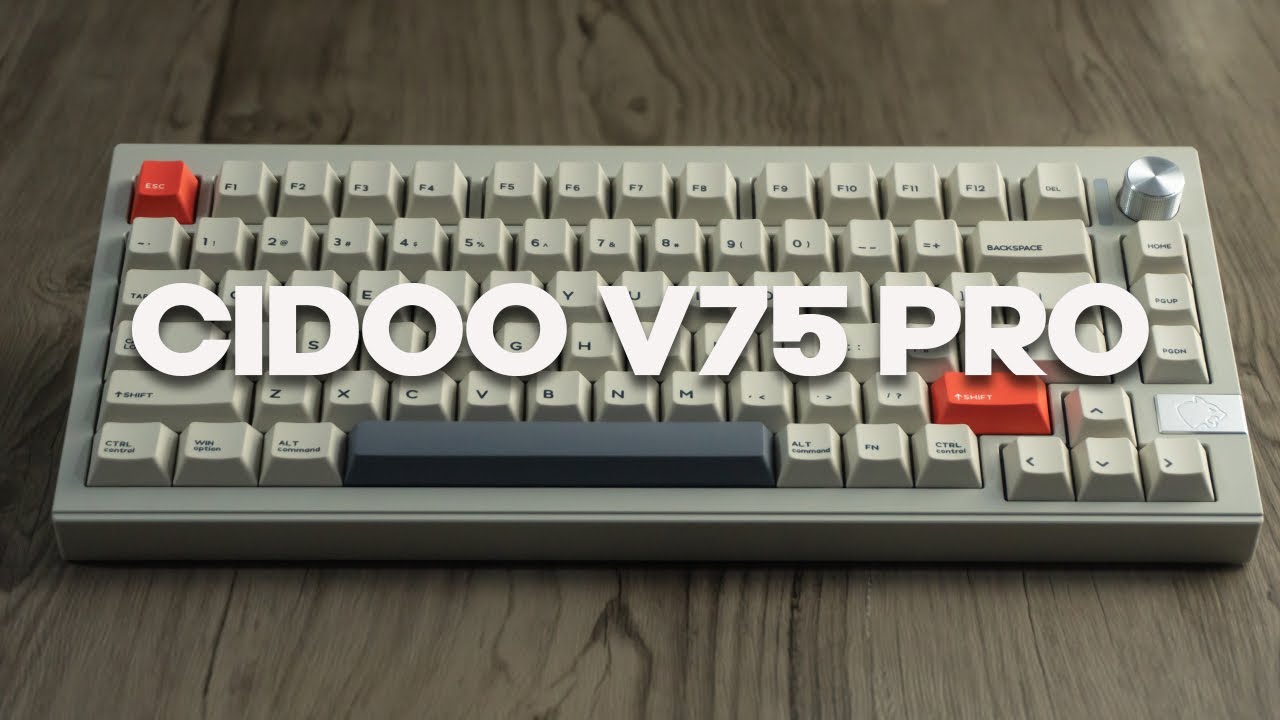 Cidoo V75 Pro Review - A Budget Aluminum Keyboard with TRIMODE