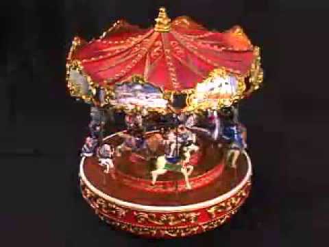 Mr Christmas Triple Decker Carousel - YouTube