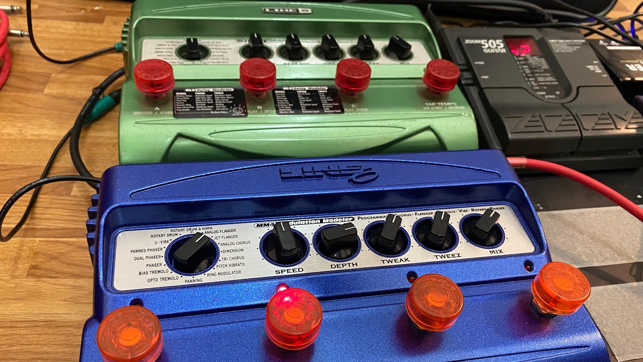 LINE 6 / MM4 Modulation Modeler - YouTube