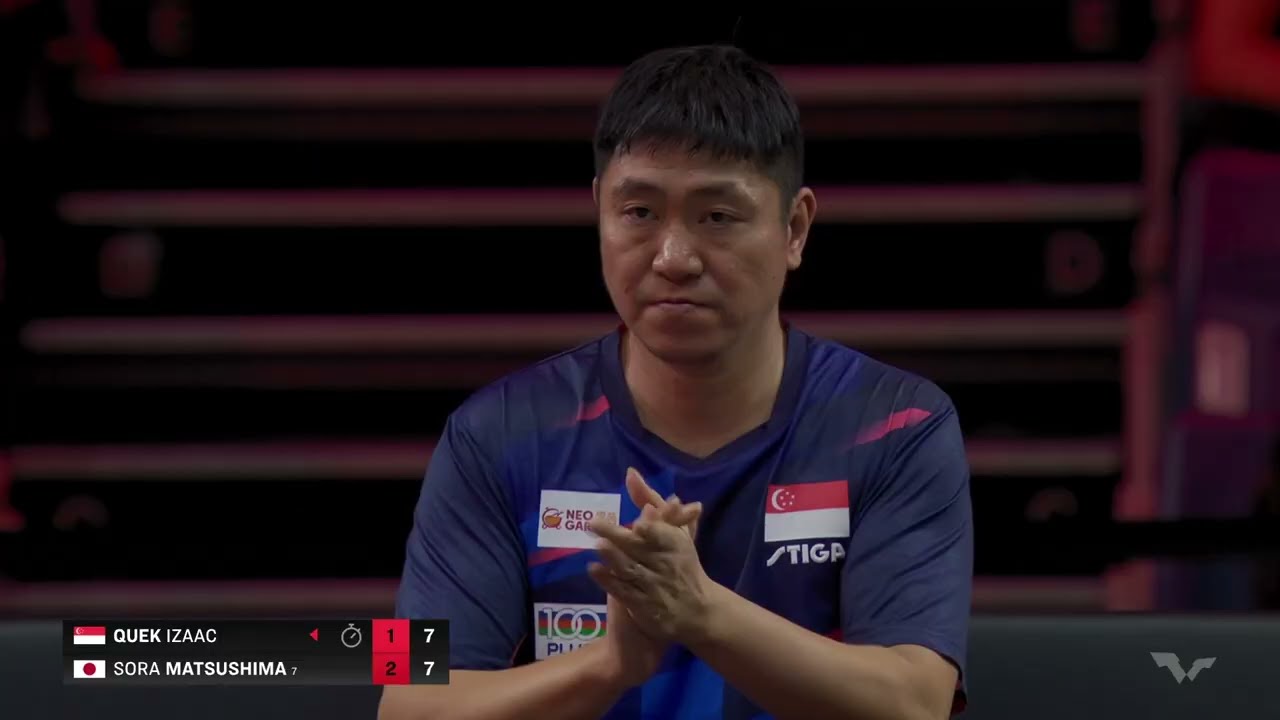 1回戦】松島輝空 vs クエック｜WTTシンガポールスマッシュ2026 男子