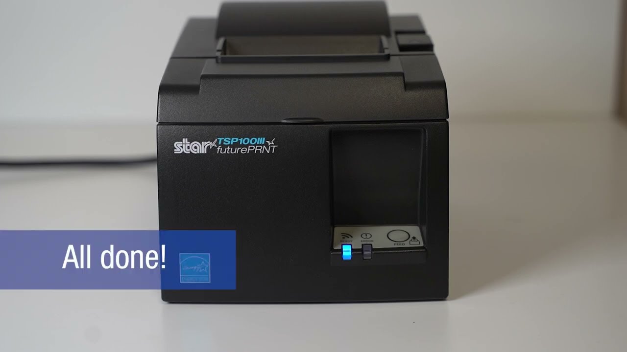 TSP100III Series Printer Self-Test | Star Micronics Thermal