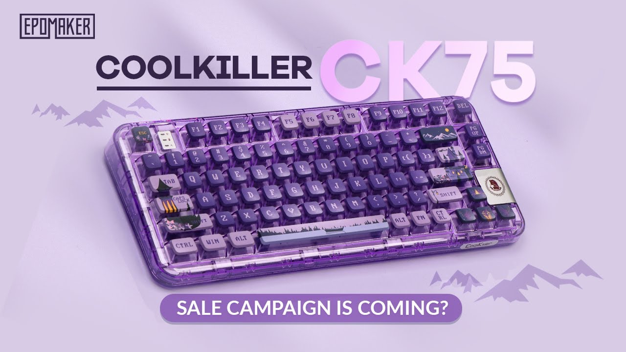Showcasing CoolKiller CK75 along with the Summer Sale!!!! - YouTube