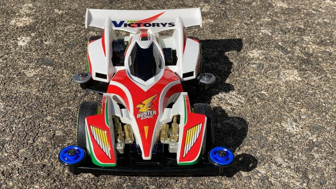 バスターソニックにダウンンフォースを与えたい【#mini4wd #ミニ四駆