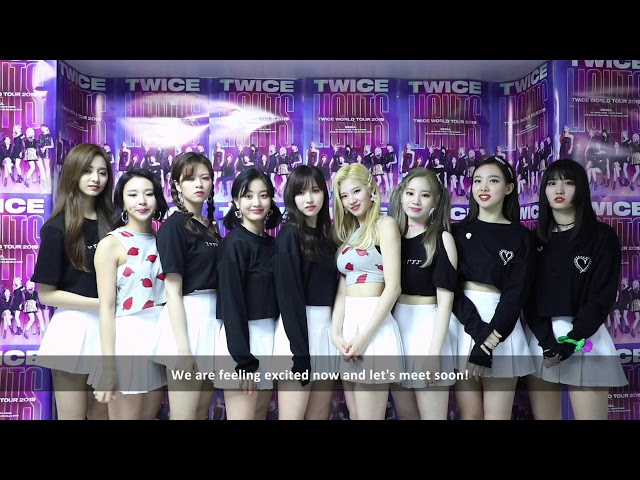 TWICE WORLD TOUR 2019 'TWICELIGHTS' IN SINGAPORE ID - YouTube