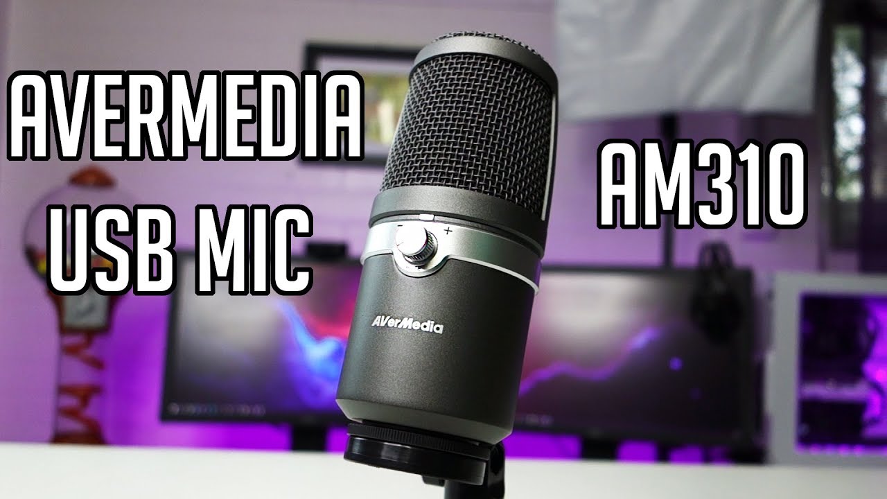 AVerMedia Microphone AM310 - UNBOXING & SETUP - YouTube