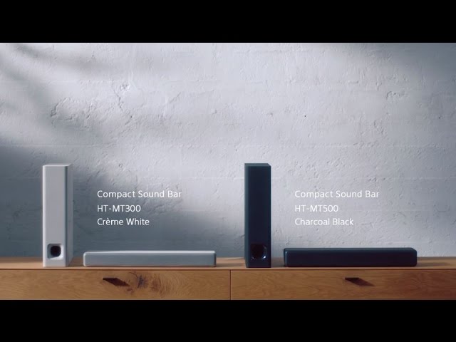 Sony Compact Sound Bar HT-MT500/MT300 Official Product Video - YouTube