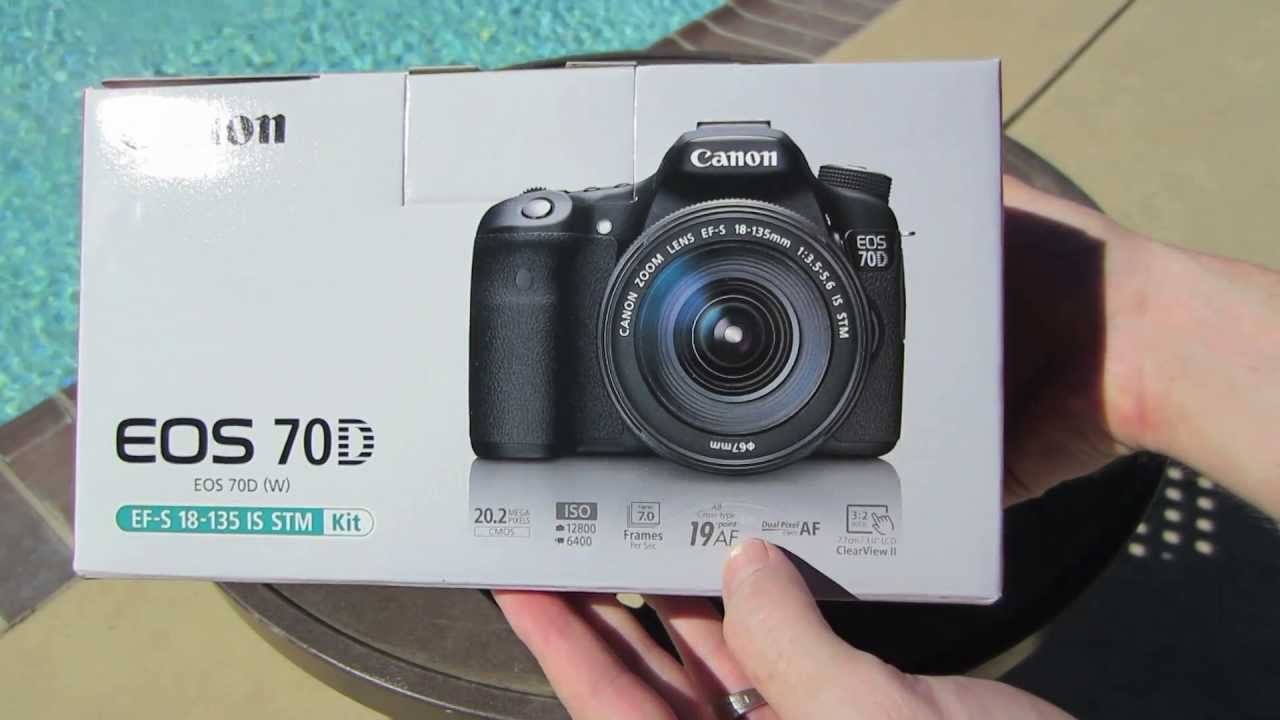 Canon 70D Unboxing - YouTube