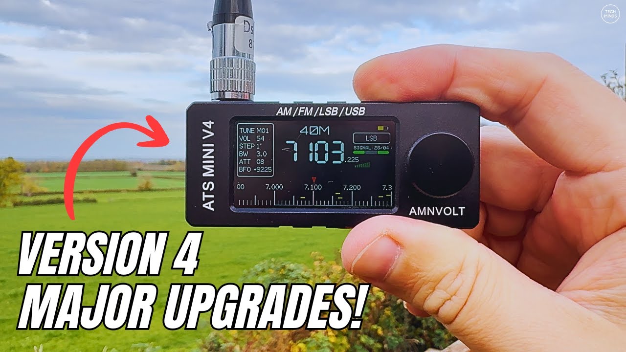 ATS Mini ラジオを最新ファームウェアv2.30にアップデート - YouTube
