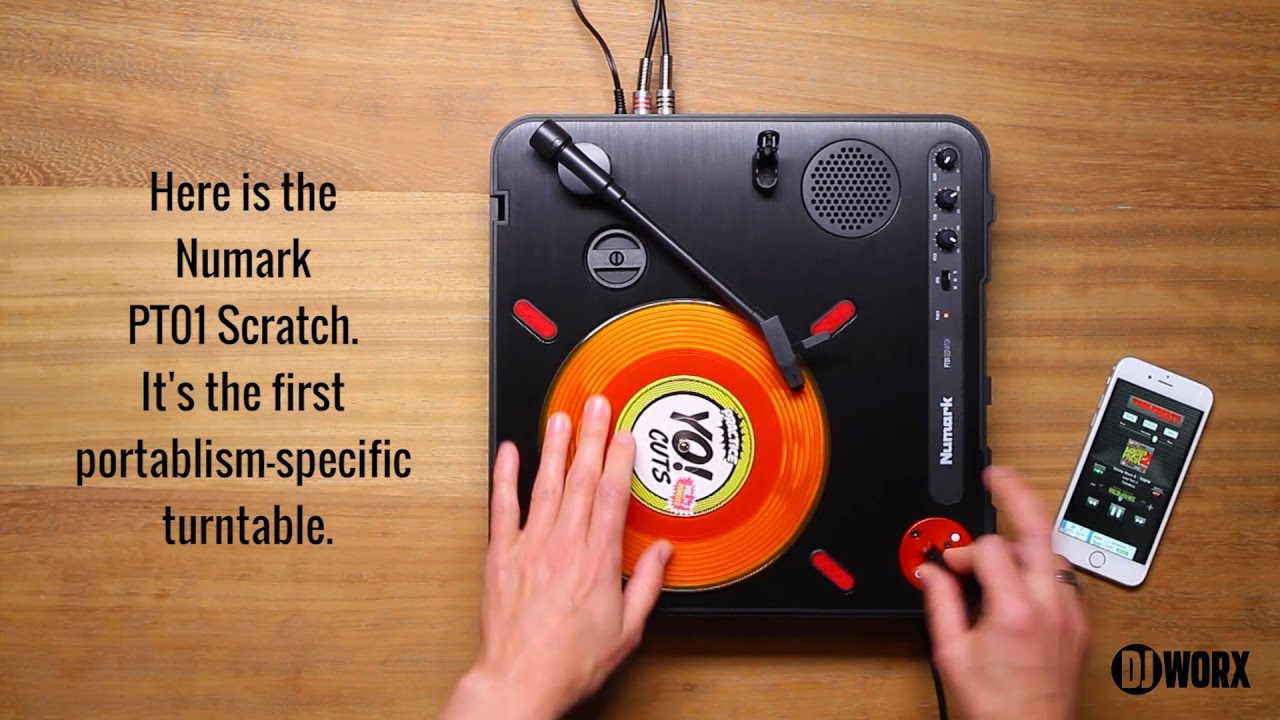 Numark PT01 Scratch demo with Emma Short-e - YouTube