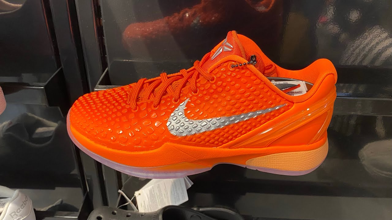 Nike Kobe 6 Protro (GS) “Total Orange” - Style Code: FV9676-800
